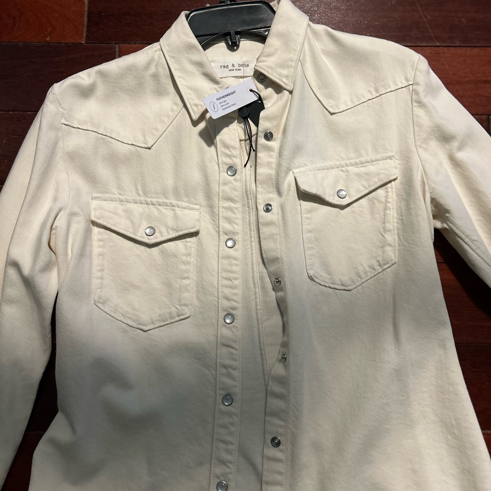 Rag & Bone Featherweight Wyatt Shirt - Picture 4 of 7